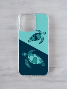 iPhone kaas "Kilpkonnad", oma nime või lühisõnumi võimalusega