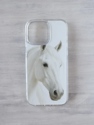 iPhone kaas - kujundus "Valge hobune"