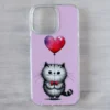 iPhone kaas - kujundus "Südametega kass"