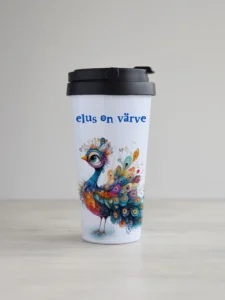 "Elus on värve kujundusega" kohvitops, KTMK15-1