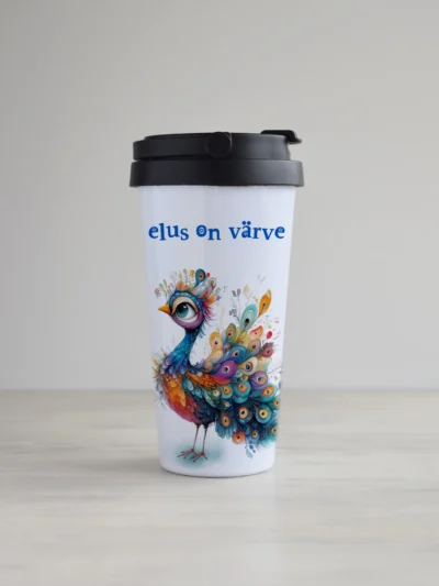 "Elus on värve kujundusega" kohvitops, KTMK15-1