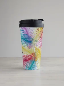 Kohvitops "Kirju palmilehemuster" kujundusega