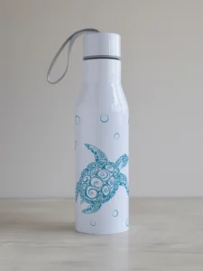 "Kilpkonnad" kujundusega joogipudel, PVK 500-1