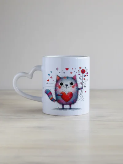 "Südamega kass" kujundusega kruus, KRSY