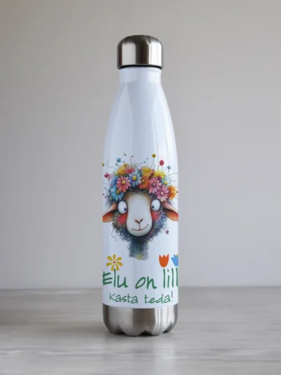 "Elu on lill" kujundusega veepude, PC500