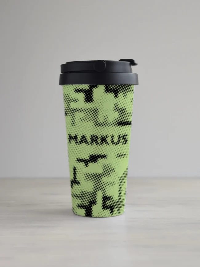 Termostops "Maskeering", nime või lühisõnumi võimalusega termostops "maskeering", nime või lühisõnumi võimalusega