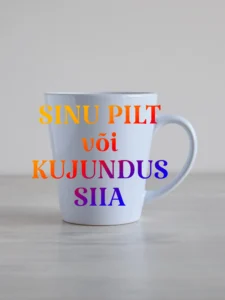 Latte kruus oma pildiga