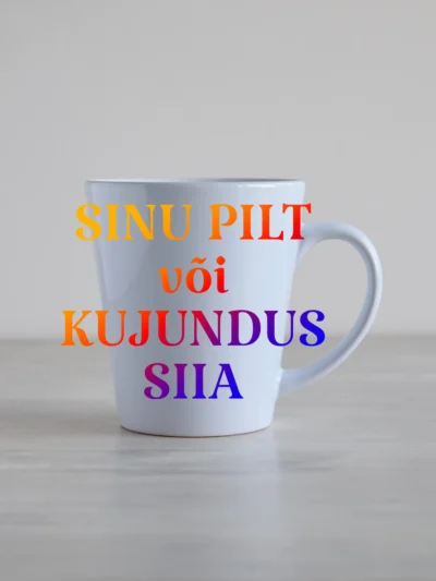 Latte kruus oma pildiga