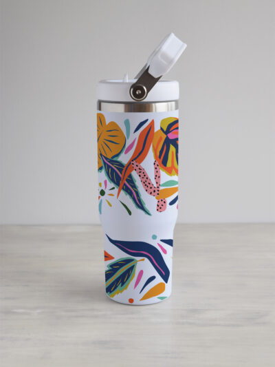 Esileht Joogipudel ja termoskruus 900 ml, "Kirev troopika"