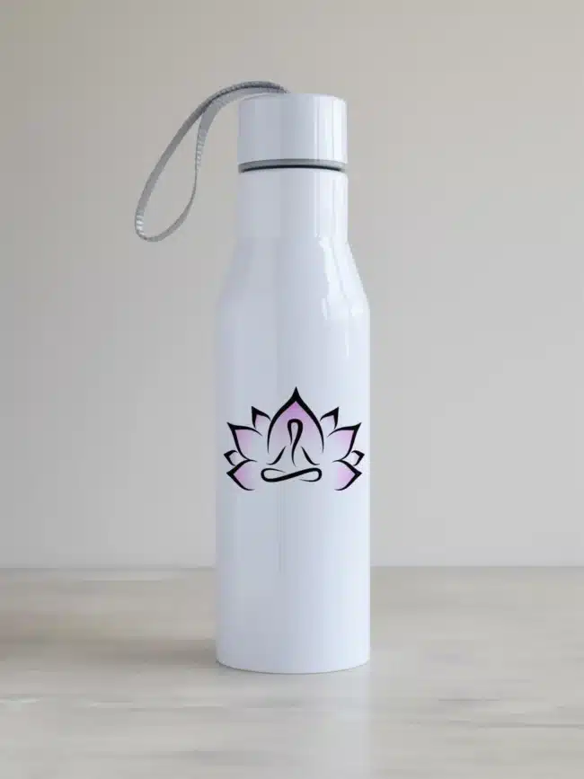 veepudel "lootos", nime või lühisõnumi võimalusega