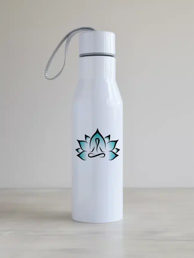 veepudel "lootos", nime või lühisõnumi võimalusega