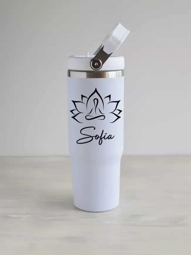 joogipudel termoskruus "lootos" , oma nime või sõnumi võimalusega