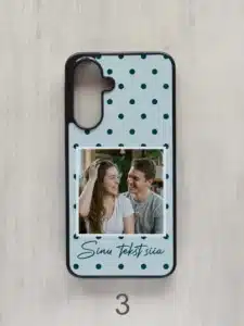 samsung galaxy kaaned oma pildiga, polka mustrivalik, teksti võimalusega