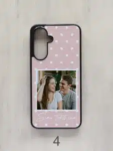 samsung galaxy kaaned oma pildiga, polka mustrivalik, teksti võimalusega