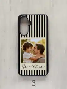 samsung galaxy kaaned oma pildiga, triibumuster, teksti võimalusega