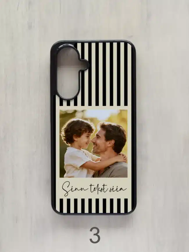 samsung galaxy kaaned oma pildiga, triibumuster, teksti võimalusega