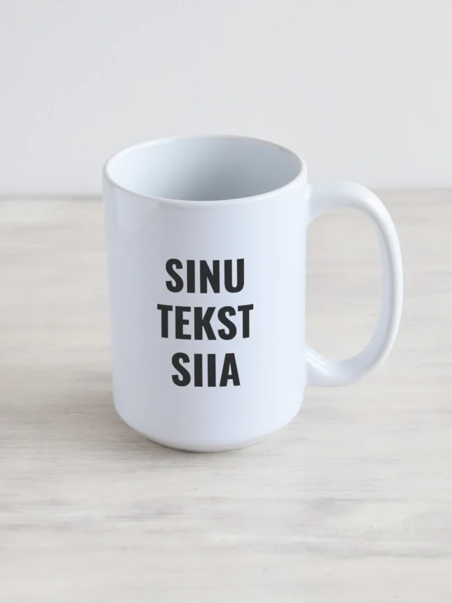 personaliseeritav kruus "tugev & kuum"