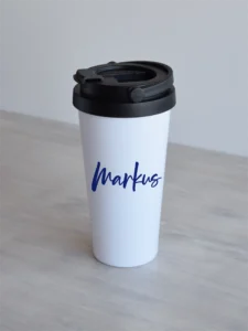 Nimeline personaliseeritud termoskruus Kohv ei oota