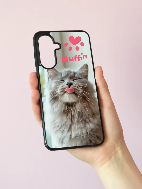 foto ja tekstiga isikupärastatud samsung galaxy telefoniumbris