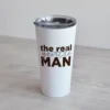 Personaliseeritav termostass "Gentleman" Valge 480 ml termostass kujundusega "The Real Gentleman"